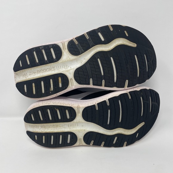 Brooks Ghost Max 2 Shoes Women's Size 7 Medium B Black White Orchid Ice Sneakers - Picture 7 of 8